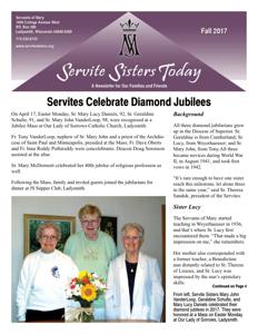 Servite Sisters Today