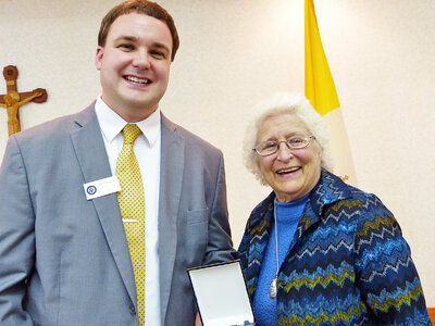 Image of Ben Parsons and Sr. Judith Anne (Prindiville)