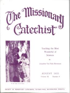 The Missionary Catechist 11 Number 8
