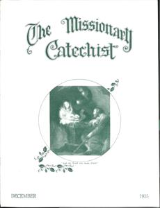 The Missionary Catechist 12 Number 1