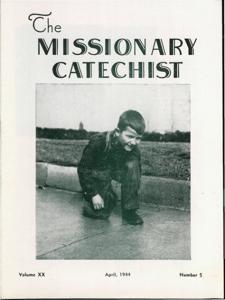 The Missionary Catechist 20 Number 5