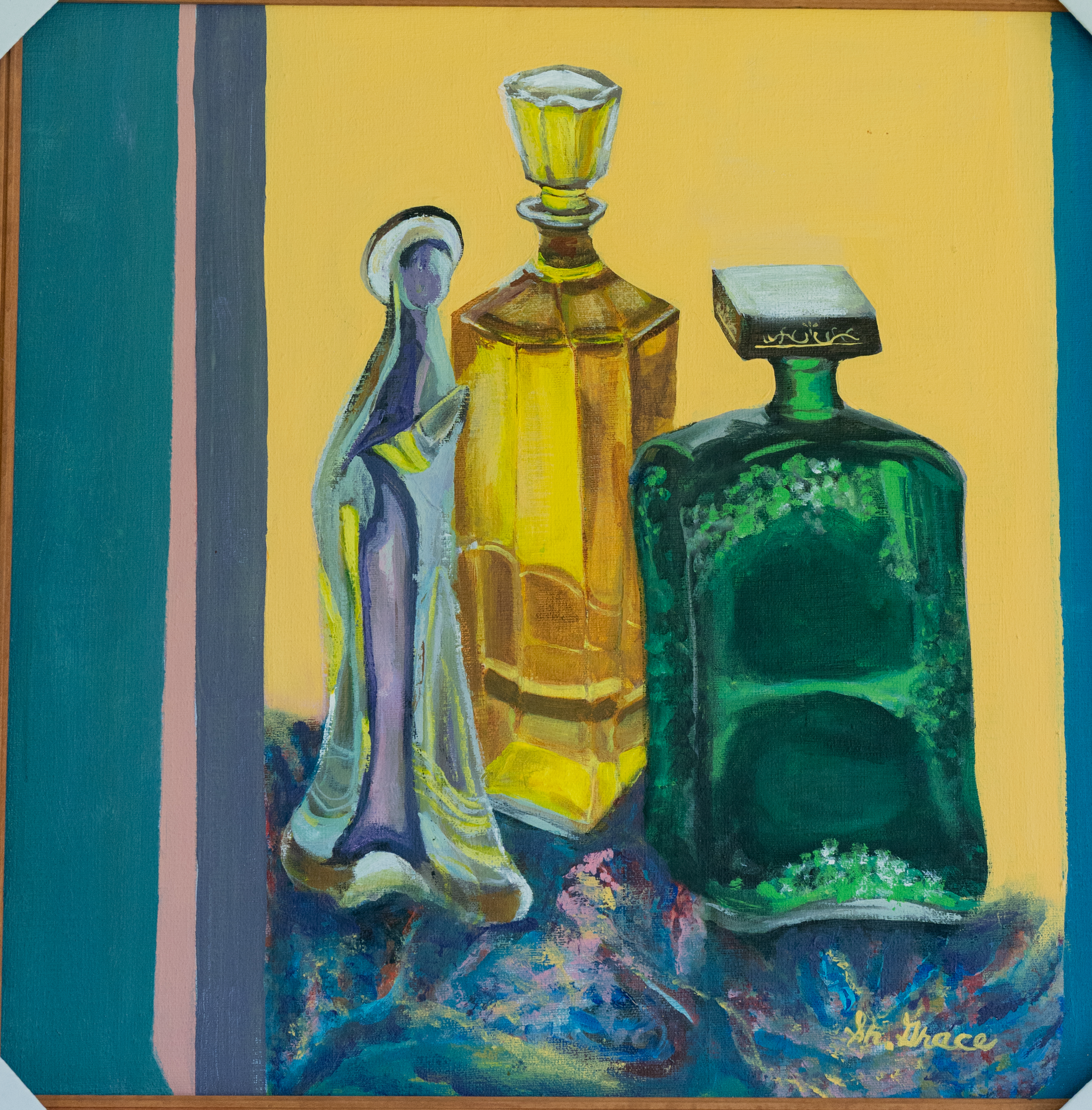 Still Life with Religious Bottles by Sister Grace